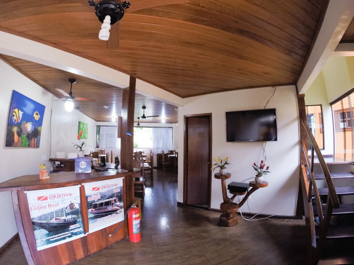 Pousada Recanto Do Sabia Vila do Abraao ภายนอก รูปภาพ